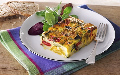 Roasted Veggie Frittata